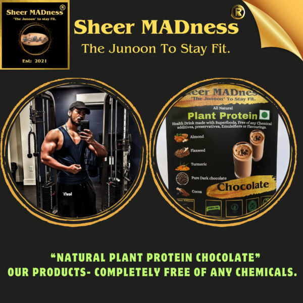 Pack of 2 Sheer MADness Plant Protein -Chocolate, Get 1 Free