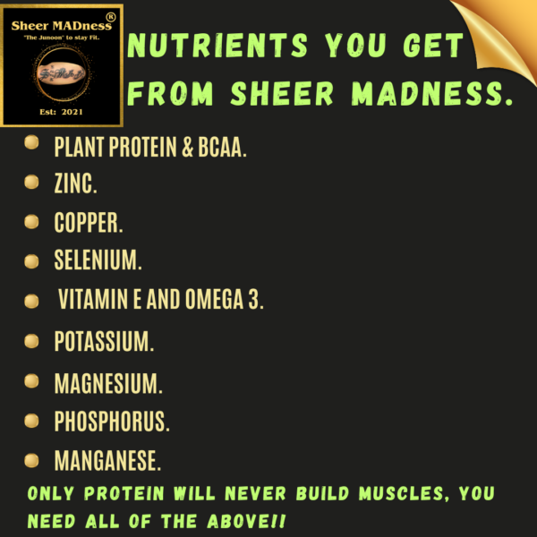 Nutrients from Sheer Madness