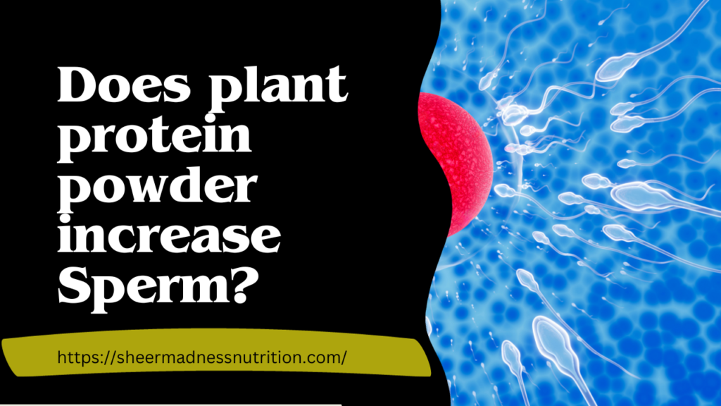 Does plant protein powder increase sperm?
