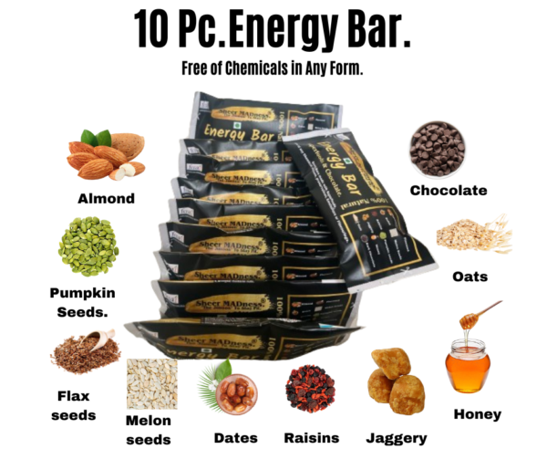 Energy Bar with Ingredients