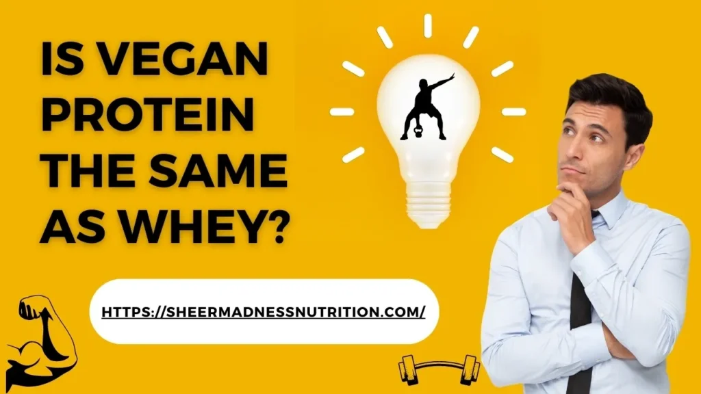 Is vegan protein powders the same as whey?