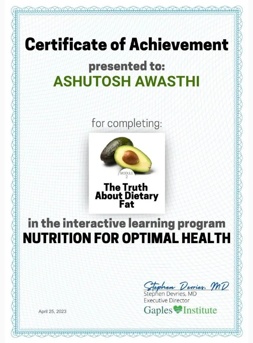 Ashutosh Certificate 5