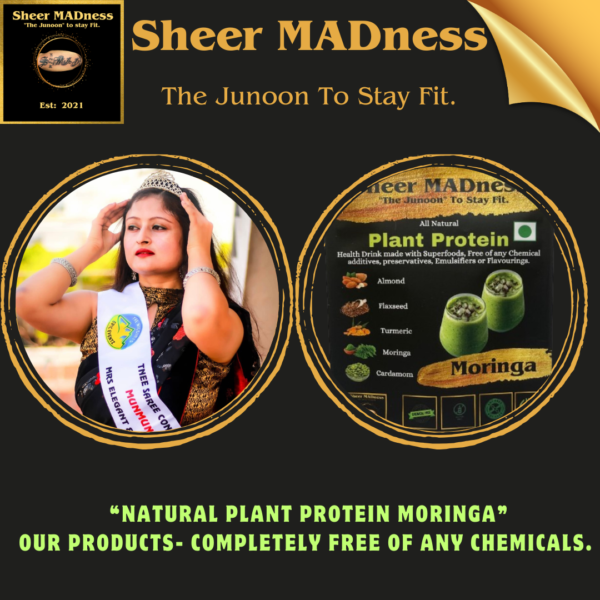 Pack of 2 Sheer MADness Plant Protein -Moringa, Get 1 Free