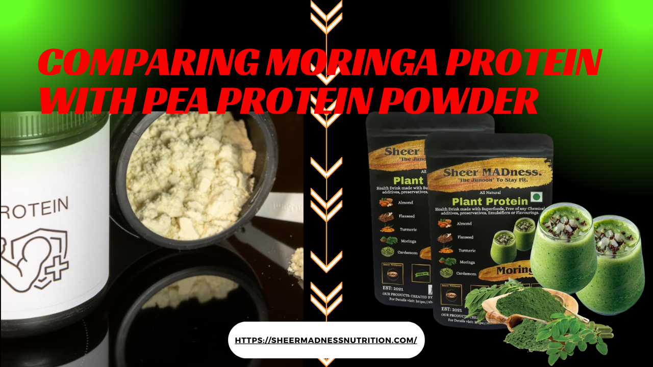 Comparing Moringa Protein with Pea Protein Powder.
