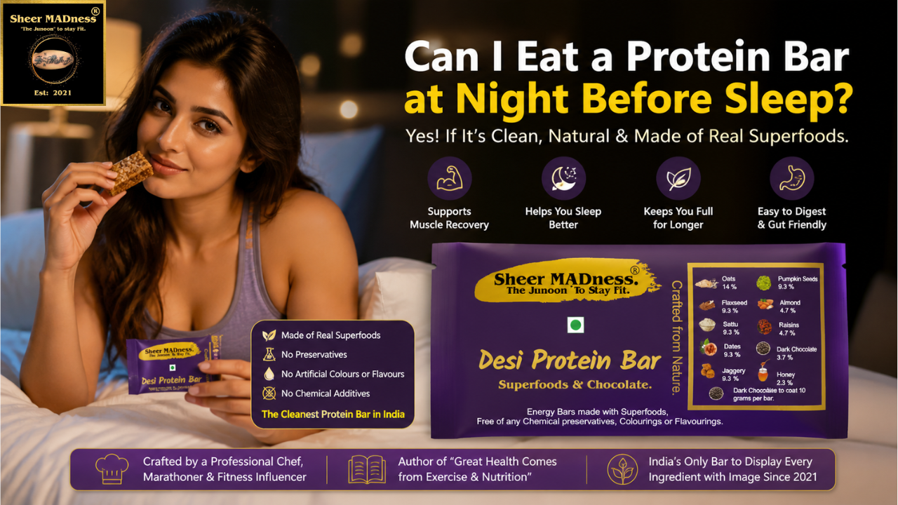 Can I eat protein bar at night