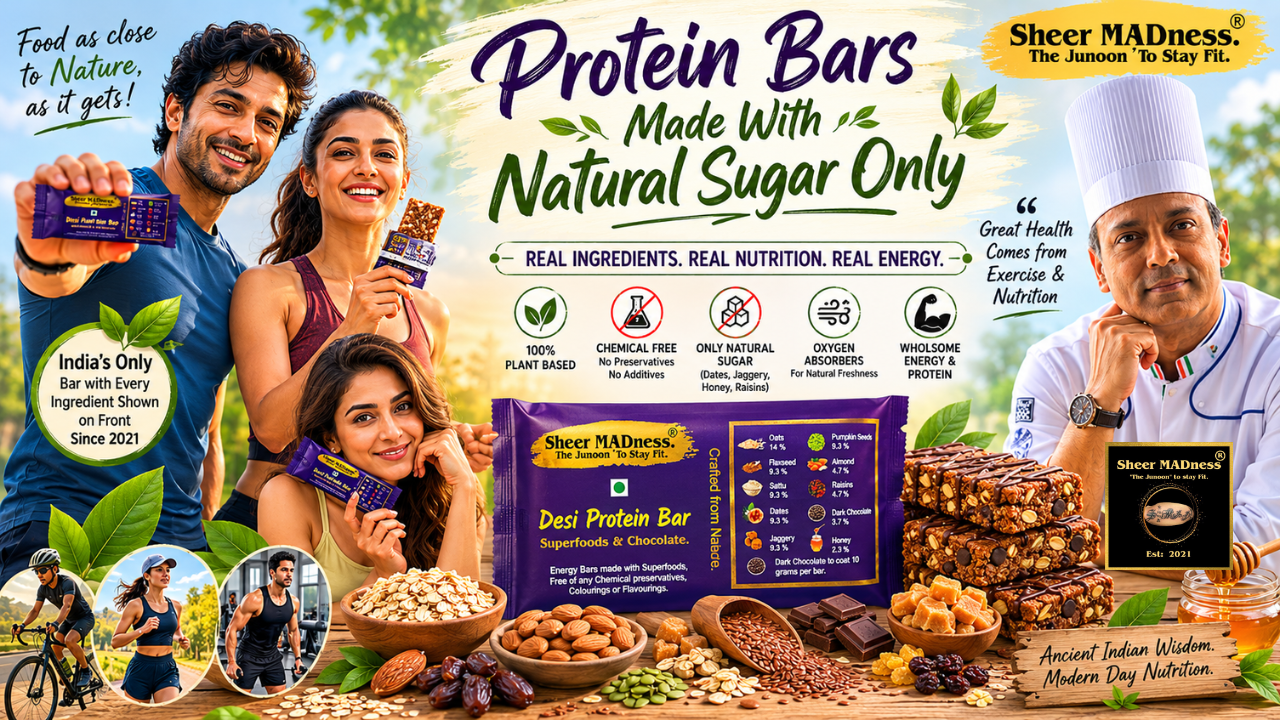 Protein Bars Made With Natural sugar only