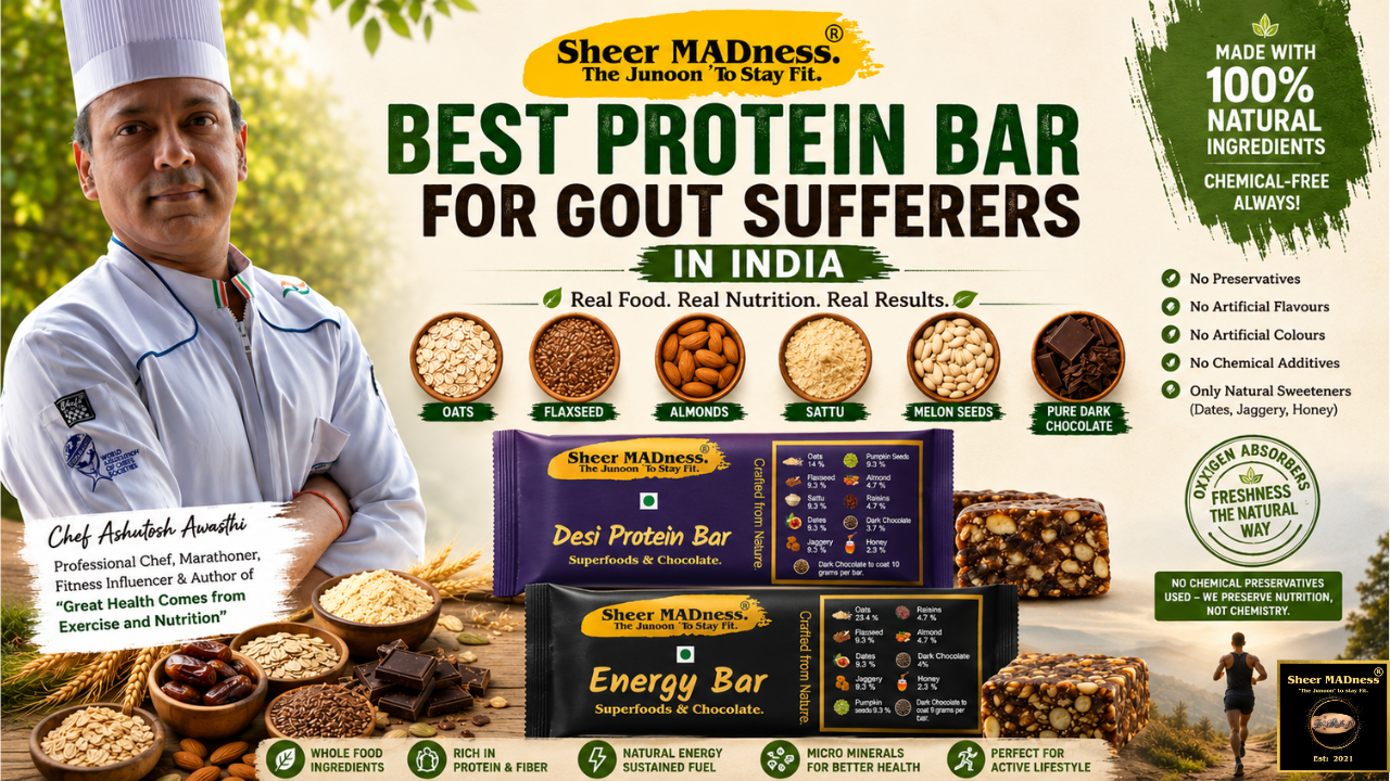best protein bar for gout sufferers in India